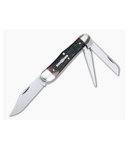 Tidioute Cutlery #29 Stockyard Whittler 3-Blade Burnt Sienna Jigged Bone - GEC-291319-BSJB 1