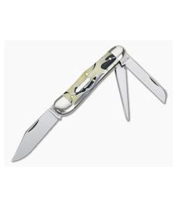 Tidioute Cutlery #29 Stockyard Whittler 3-Blade Grits with Butter and Molasses Acrylic - GEC-291319-GBMA 1