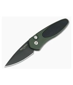 Protech Sprint Black G10 Green California Legal Auto DLC S35VN 2945 - PT-2945 1