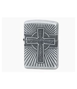 Zippo Windproof Lighter Armor 360 Celtic Cross Design 29667 - ZI-29667 1