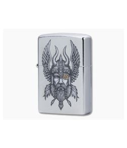 Zippo Lighter Viking Warrior Design - ZI-29871 1