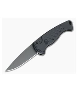 Piranha P2 Fingerling Tactical PVD 154CM Black Button Lock Automatic - PRN-2BKT 1