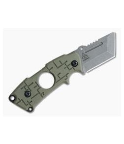 TOPS 208 Clipper Stonewashed S35VN Green G10 Friction Folding Cigar Cutter 2CP-01 - TP-2CP-01 1