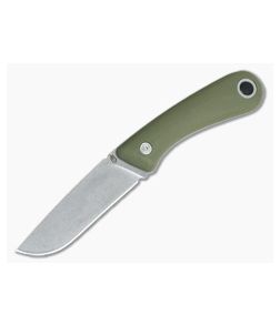 Gerber Spine Plain Edge Fixed Blade Knife Sage Green 30-001497 - GB-30-001497 1