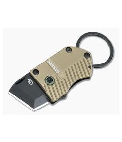 Gerber Key Note Key Chain Liner Lock Folder Coyote Brown 30-001692 - GB-30-001692 1