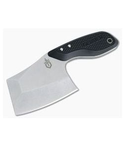 Gerber Tri-Tip Mini Cleaver Fixed Blade Stonewashed Black 30-001693 - GB-30-001693 1