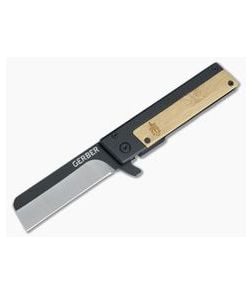 Gerber Quadrant Sheepsfoot Frame Lock Flipper Bamboo 30-001702 - GB-30-001702 1