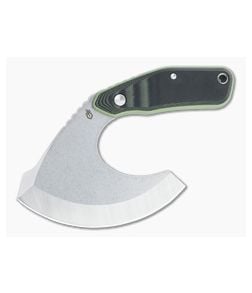 Gerber Downwind Ulu Stainless Steel Sage Green GFN G10 Fixed Fixed Blade Knife 30-001824 - GB-30-001824 1