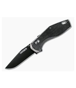 Gerber Hyperflip Black PVD D2 Gray Micarta Pivot Lock Assisted Flipper 30-001852 - GB-30-001852 1