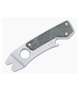 Gerber Chonk Aluminum Stonewashed Stainless Multipurpose Pry Bar Tool 30-001924 - GB-30-001924 1