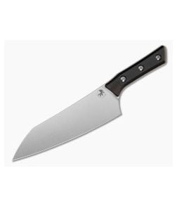 Microtech Chef's Knife Black Cherry G10 Stonewash - MT-3000-10BC 1