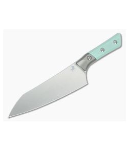 Microtech Chef's Knife Caribbean Blue G10 Titanium Bolster Stonewash - MT-3000B-10CA 1