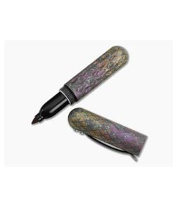 Maratac Signator Junior - Chaotic Aurora - Grade 5 Titanium Permanent Marker Vault - MAR-301 1
