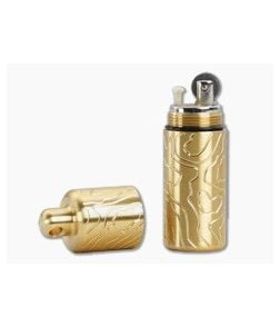 Maratac Brass XL Peanut Lighter Gen 4 - TOPO Engraved - MAR-303 1