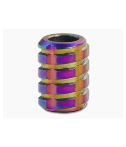 Maratac DTF - Dynamic Titanium Fob - Purple Blue Lanyard Bead - MAR-305 1