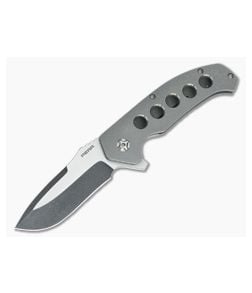 Enrique Pena Custom Diesel 4.5 2-Tone Titanium Flipper - CU-3079 1