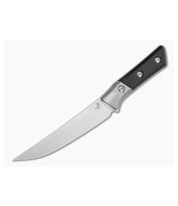 Microtech Boning Knife Black G10 Titanium Bolster Stonewash - MT-3100B-10BK 1
