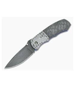 Aaron Frederick Custom XS1 Small Damascus Folder - CU-3101 1