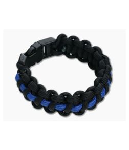 Knotty Boys 550 Paracord Bracelet Support Our Police Medium - KB-311 1
