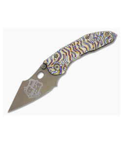 Borka Blades Stitch Flamed Folder Chisel M390 - CU-3189 1