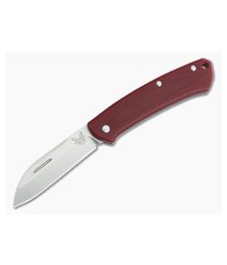Benchmade Knives 319-1 Proper Red G10 Slip Joint Folder - BM-319-1 1