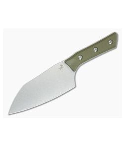 Microtech Santoku 6" OD Green G10 Stonewash - MT-3200-10OD 1