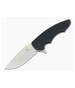 Benchmade 320 Precinct Flipper Black G10 Satin Plain - BM-320 1