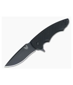 Benchmade 320BK Precinct Flipper Black G10 Black Plain Edge - BM-320BK 1