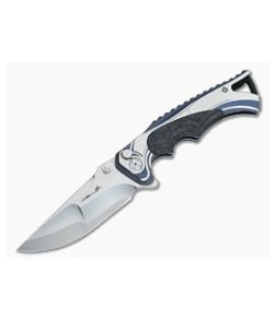 Brian Tighe Custom 4" Tighe Fighter Titanium with CF Inlay San Mai Blade - CU-3273 1