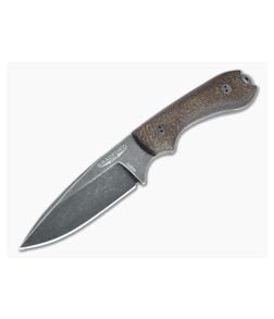 Bradford Guardian 3.2 Nimbus M390 False Edge 3D Natural (Brown) Burlap Micarta - BK-32FE-134N-M390 1