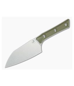 Microtech Santoku 4.2" OD Green G10 Stonewash - MT-3300-10OD 1