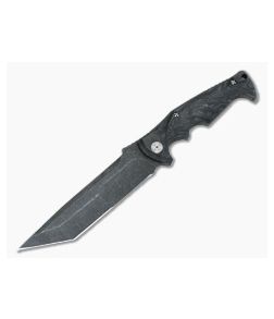 Brian Tighe Custom Tighe Breaker 5" Tanto Fixed Blade #1 Carbon Fiber - CU-3311 1