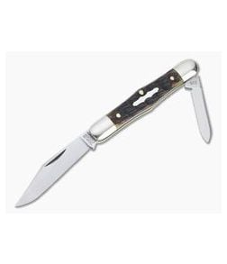 Tidioute #33 Conductor Pen Knife Antique Autumn Jigged Bone Slip Joint - GEC-331220-AAJB 1