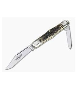 Northfield UN-X-LD #33 Conductor Pen Knife Sambar Stag Slip Joint - GEC-331220-SS-11 1