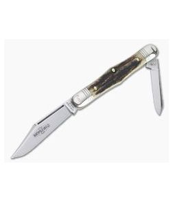 Northfield UN-X-LD #33 Conductor Pen Knife Sambar Stag Slip Joint - GEC-331220-SS-2 1