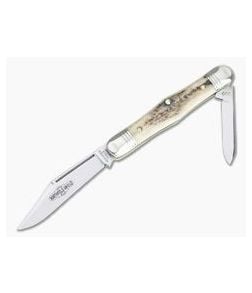 Northfield UN-X-LD #33 Conductor Pen Knife Sambar Stag Slip Joint - GEC-331220-SS-7 1
