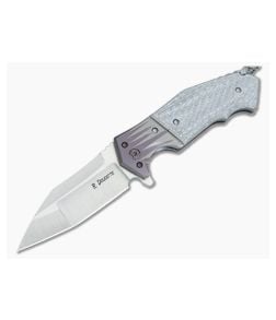 Randy Doucette Artillery Silver Twill Satin CPM-S35VN - CU-3313 1