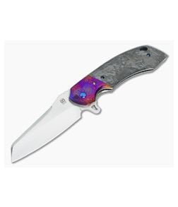 Olamic Cutlery Wayfarer CarbonFire with Sheepscliffe Blade - CU-3322 1