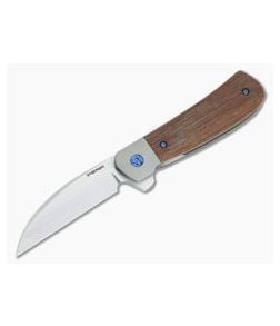 Enrique Pena Custom Wharncliffe Flipper Natural Micarta - CU-3360 1