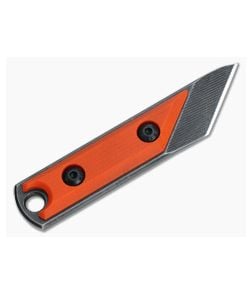 NCC Knives EDC Kiridashi Apocalyptic O1 Orange G10 Fixed Blade - CU-3393 1