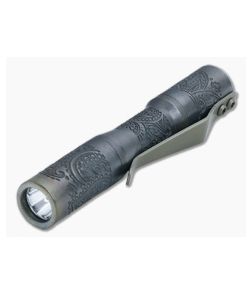 CWF Micro Click Custom Flashlight Paisley Titanium 5000k 219C LED CWF-033 - CWF-033 1