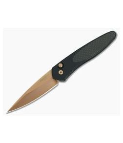 Protech Newport Carbon Fiber Rose Gold PVD S35VN Automatic 3416-RG - PT-3416-RG 1