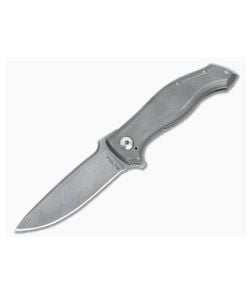 Alan Folts Custom Spartan Titanium Frame Lock Flipper CPM-154 3423 - CU-3423 1