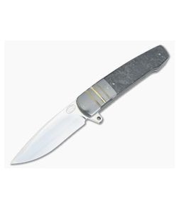 Herucus Blomerus LL 07 Marble Carbon Fiber and Zirconium Liner Lock Folder - CU-3493 1