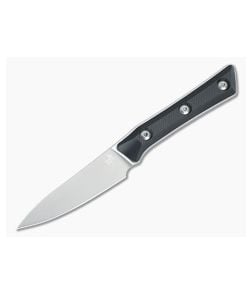 Microtech Paring Knife Black G10 Stonewash - MT-3500-10BK 1