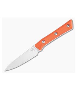 Microtech Paring Knife Ember Orange G10 Stonewash - MT-3500-10EM 1
