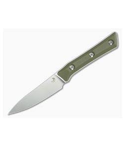 Microtech Paring Knife OD Green G10 Stonewash - MT-3500-10OD 1