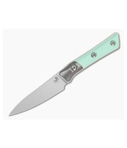 Microtech Paring Knife Caribbean Blue G10 Titanium Bolster Stonewash - MT-3500B-10CA 1