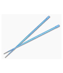Steve Kelly TiSushi Sticks Teal Anodized Titanium Chopsticks - CU-3515 1