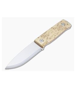 Marttiini Knives Tundra Curly Birch Scandinavian Grind Full Tang Bushcraft Knife 352010 - MR-352010 1